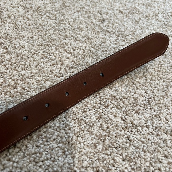 Women’s Black Leather COACH Belt 34 inches main image 5